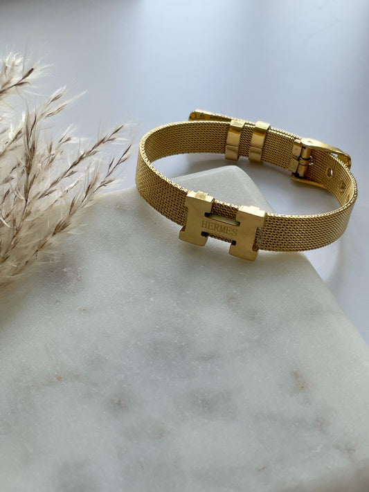 H Bracelet Gold