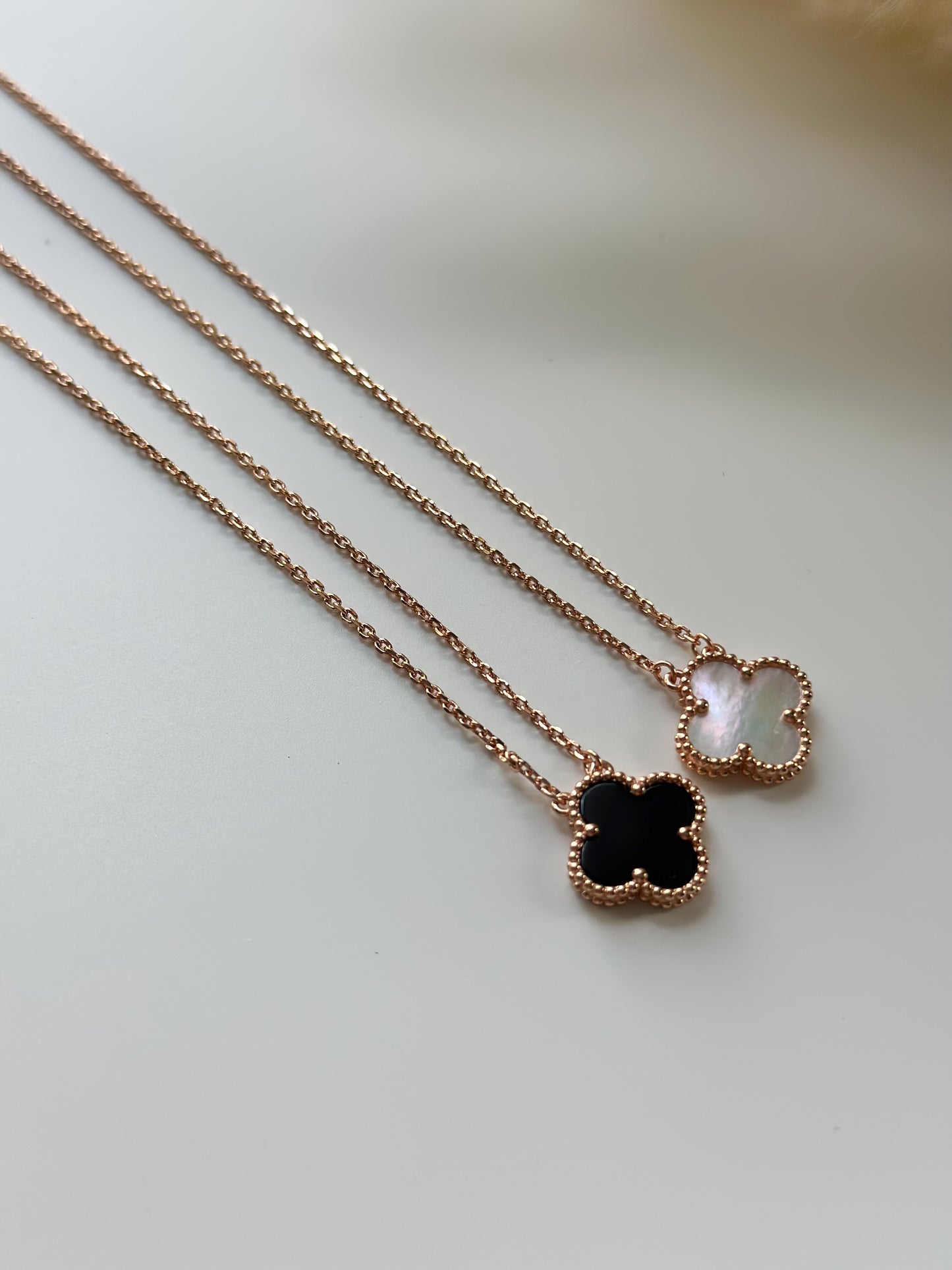 VCA Small Rose Gold Necklaces